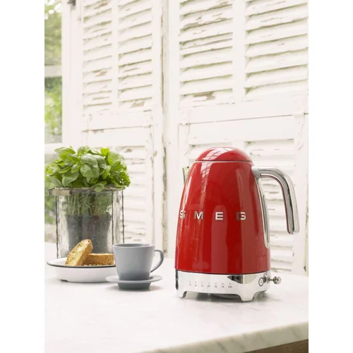 SMEG KLF04RDEU Raudonas elektrinis virdulys, reguliuojama temperatūra image 2