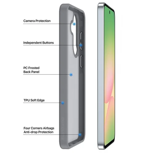 Dėklas Dux Ducis Yind Samsung A576 A57 5G pilkas image 3
