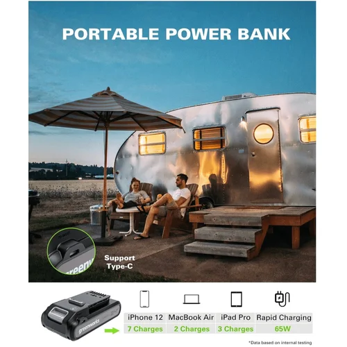 GreenWorks GD24SVK4S 24 V 4,0 Ah Akumuliatorinis dulkių siurblys–šluota image 3