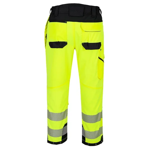 PORTWEST T142 darbo kelnės - 30, Orange/Black image 2