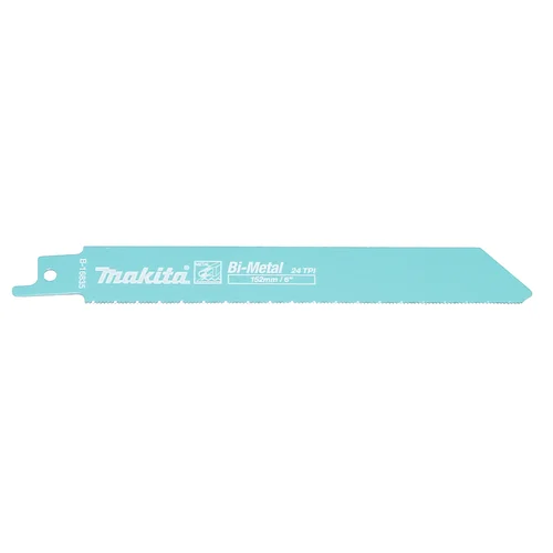 Tiesinio pjūklo pjūkleliai Makita B-16835-2, BIM 152x0,9 (24tpi), 2 vnt. image 1