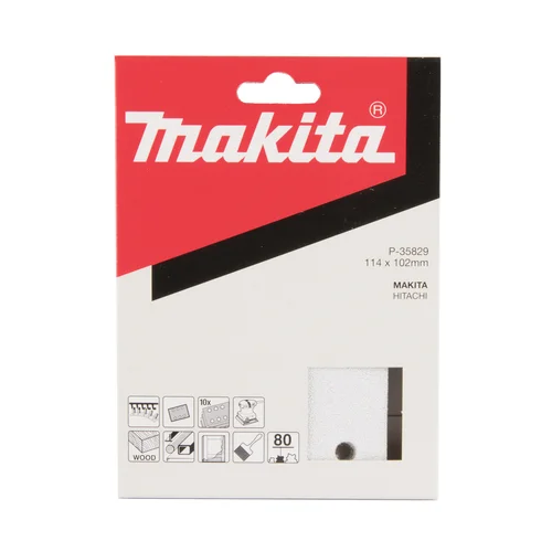 Makita P-35829 114x102 K80, 10 Vnt. šlifavimo popierius image 3