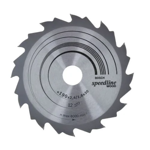 Bosch SPEEDLINE WOOD Pjovimo diskas 190x30mm 2608640800 image 1