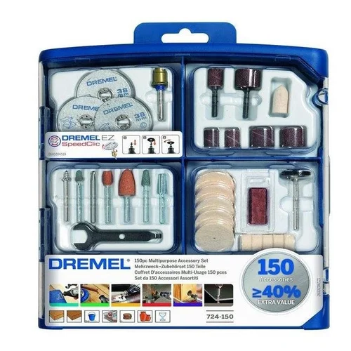 Dremel graviravimo priedų komplektas 724, 150 vnt image 2