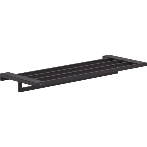 Hansgrohe AddStoris 41751670 lentyna su rankšluosčių kabykla, juoda matinė image 1