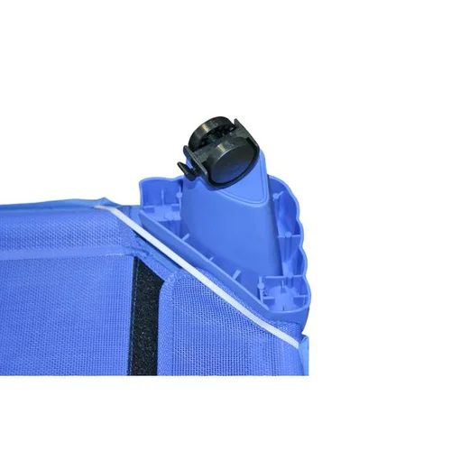Mėlyna medvilninė paklodė 130 cm image 3