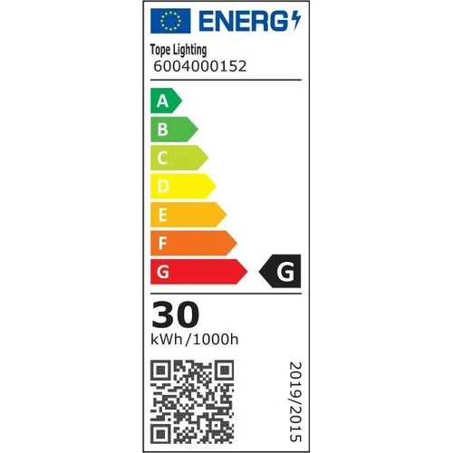 TOPE MODENA šviestuvas, 30W, 3000 K, juodas image 3