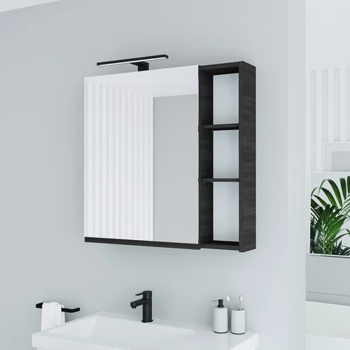 Riva SV 70-6 Woodflow Ash Pakabinama veidrodinė spintelė image 3