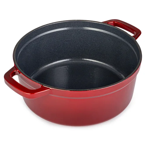 Zyle ZY01RKI apvalus emaliuotas ketaus puodas, 5 l image 3
