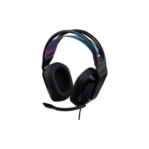 LOGITECH G335 žaidimų ausinės Juodos image 1