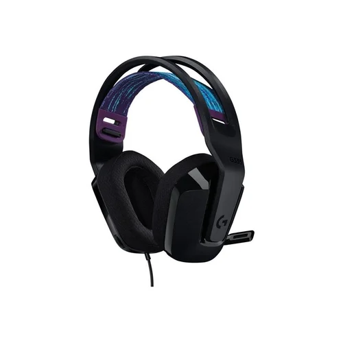 LOGITECH G335 žaidimų ausinės Juodos image 2