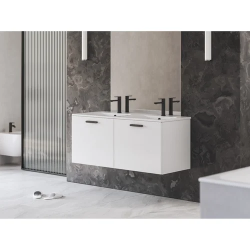 RAVAK SD Chrome II 120 Spintelė po praustuvu, Balta/Juoda image 2