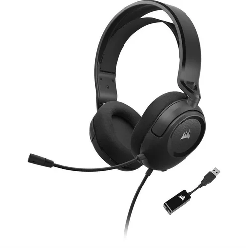 Corsair HS35 SURROUND v2 laidinės ausinės Juodos image 1