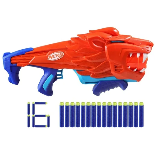 Nerf BLASTER LIONFURY F8646 Žaislinis šautuvas su kulkomis image 3