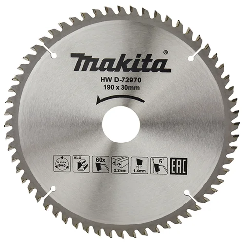 Makita D-72970 Pjovimo diskas 190x2.2x30mm 5° image 1