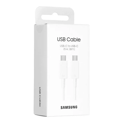SAMSUNG USB Type-C M Kabelis 1.8 m Baltas image 2