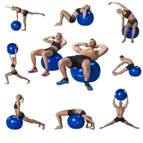 TUNTURI Anti Burst gimnastikos kamuolys 14TUSFU287, 55 cm image 2