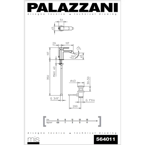 Palazzani MIS Bidė maišytuvas image 2