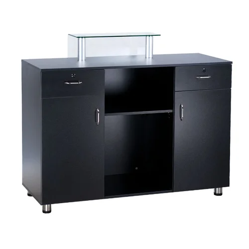 Beauty System BD-3307 juodas registratūros stalas image 2