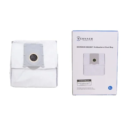 Ecovacs DDB030041 dulkių maišeliai 3 vnt DEEBOT X8/X9/T50/T30C PRO image 2