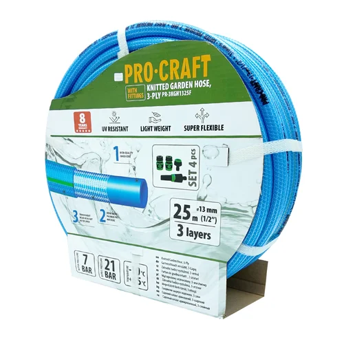 ProCraft PR-3KGH1325F Sodo žarna 25 m 13 mm Mėlyna image 2