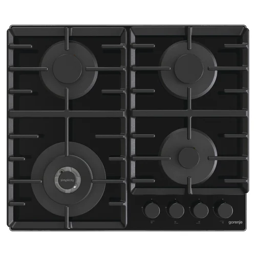 GORENJE GTW642SYB Dujinė kaitlentė ant grūdinto stiklo 60 cm Juoda image 1