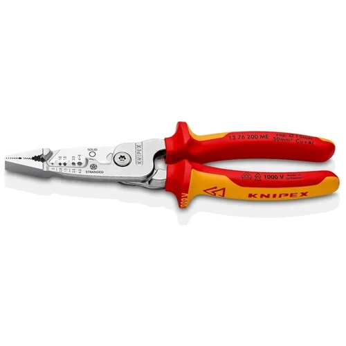 KNIPEX 1376200ME VDE replės 200 mm image 3
