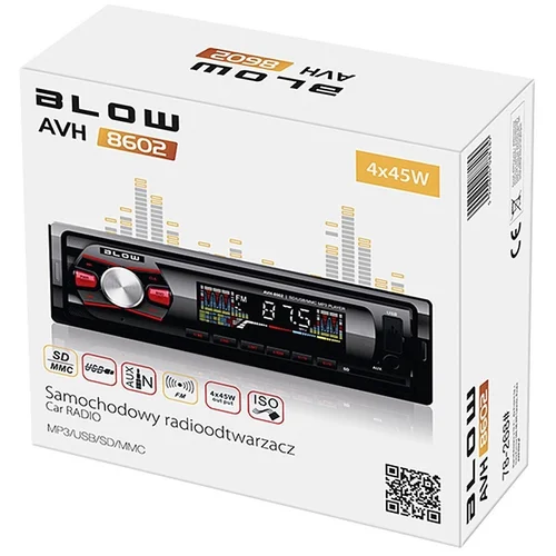Blow AVH-8602 Automobilinė magnetola 1-DIN image 2