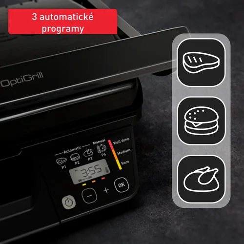 Tefal OptiGrill GC7P0810 Elektrinis grilius image 3
