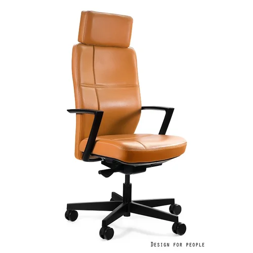 Unique SONOMA W-939-HL-3 natūrali oda biuro kėdė image 1