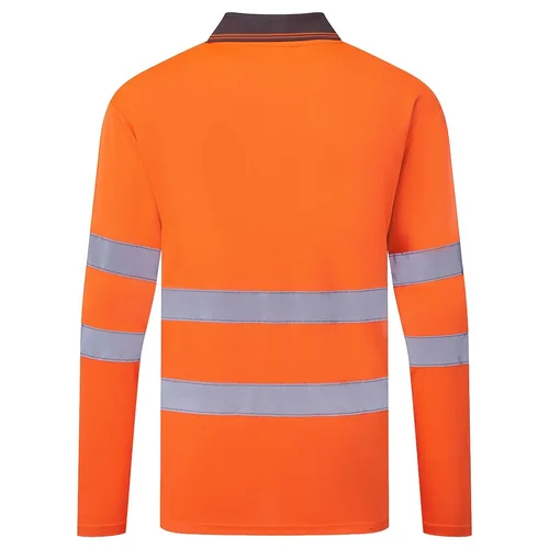 PORTWEST ES277 polo marškinėliai ilgomis rankovėmis – S, Orange image 2
