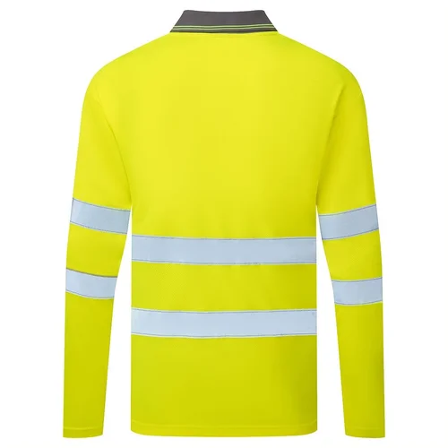 PORTWEST ES277 polo marškinėliai ilgomis rankovėmis – S, Orange image 3
