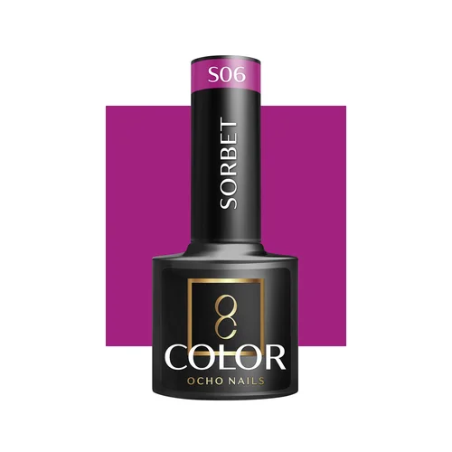 OCHO NAILS Sorbet S06 hibridinis nagų lakas, 5 g image 1