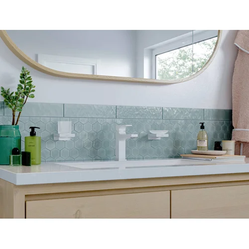 Hansgrohe AddStoris 41749140 Pakabinama stiklinė dantų šepetėliams, šlifuotos bronzos laikiklis image 2