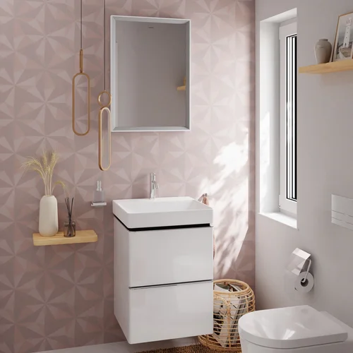 Hansgrohe Xelu Q 54019000 spintelės korpusas balta, rankenos apdaila chromas image 2