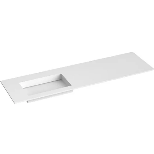 Praustuvas Kame Corian CN2000465-L-BS, 200 cm, Balta matinė image 1