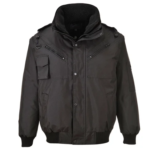 Portwest F465 4 viename bomber striukė M, Juoda image 1