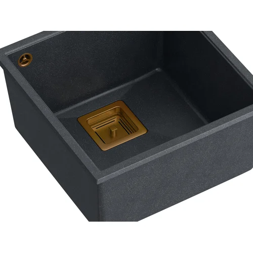 QUADRON DAVID 40 HQD4242U8-C1 420x420x225 Juoda/Vario plautuvė image 2