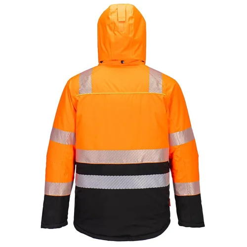 PORTWEST DX430 2 klasės žieminė striukė 4XL Oranžinė/Juoda image 2