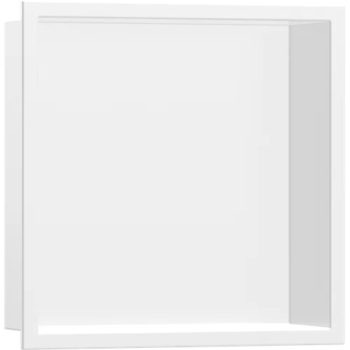Hansgrohe XtraStoris 56061700 Sieninė niša 300x300x100 balta matinė image 1