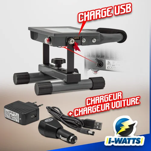 I-Watts įkraunamas LED prožektorius, 10 W image 3