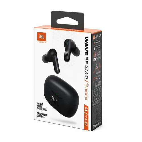 JBL Wave Beam 2 TWS belaidės ausinės Juodos image 2