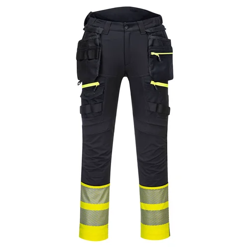 PORTWEST DX445 kelnės su kišenėmis 48, Yellow/Black image 3