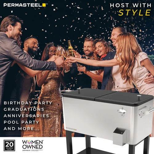 Permasteel PS-223-80QT-SS sodo šaldytuvas 80 L Nerūdijančio plieno image 2