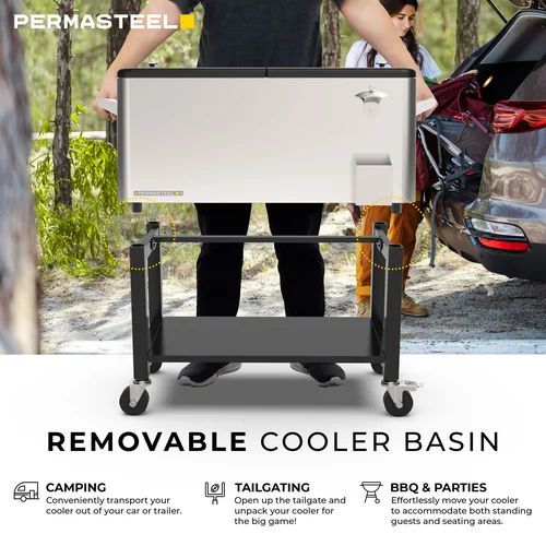 Permasteel PS-223-80QT-SS sodo šaldytuvas 80 L Nerūdijančio plieno image 3