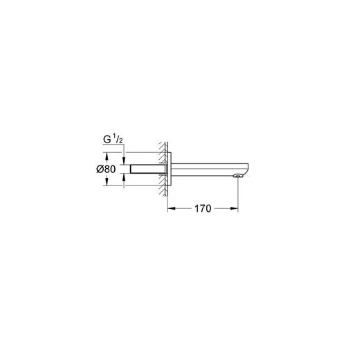 GROHE Eurosmart Cosmopolitan potinkinis snapas 17 cm 13261000 image 2