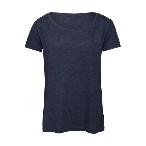 B&C TW056 Moteriški marškinėliai trumpomis rankovėmis XS Heather Navy image 3