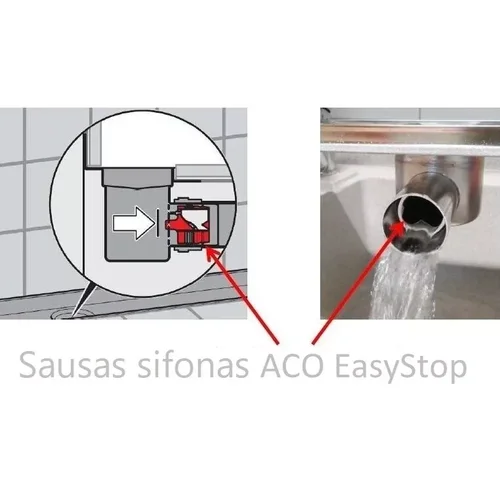 Aco EasyStop Kvapo užsklanda DN40 90107923 image 2