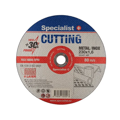 Specialist+ SPECIALIST+ metalo pj.diskas CUTTING, 230x1.6x22 mm image 1