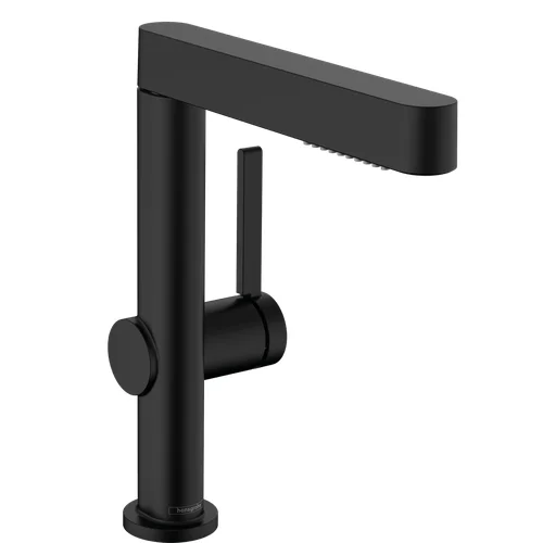 Hansgrohe Finoris 76063670 Praustuvo maišytuvas, Juodas matinis image 1